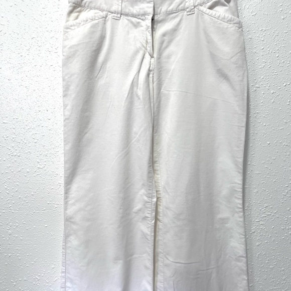 J. Jill corduroy lightweight White Pants 8 tall - Picture 6 of 10